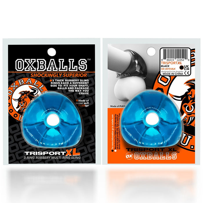 Oxballs Tri-Sport XL Thicker 3-Ring Sling Space Blue