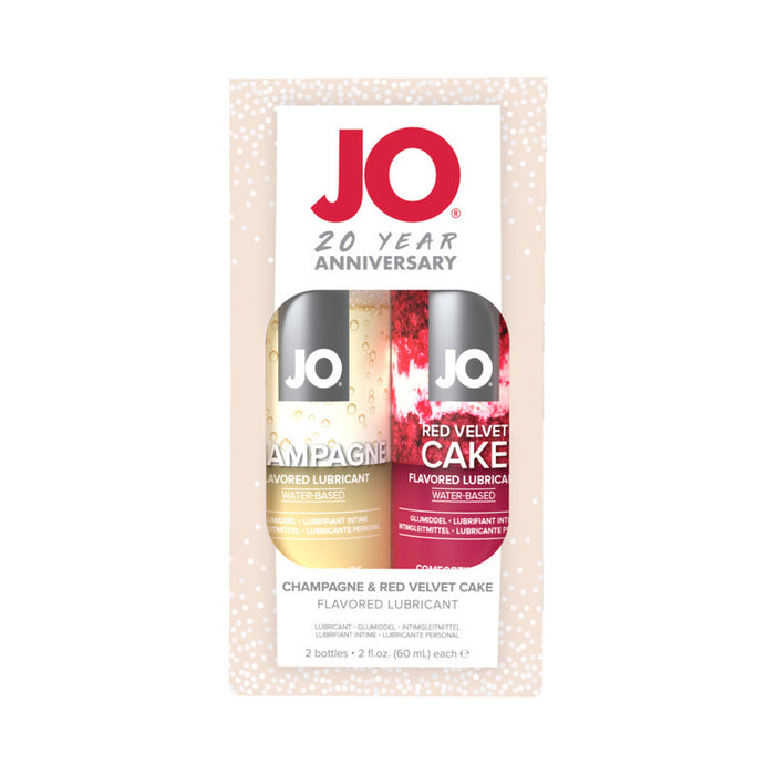 JO 20th Anniversary Water-Based Flavored Lubricant 2-Piece Gift Set