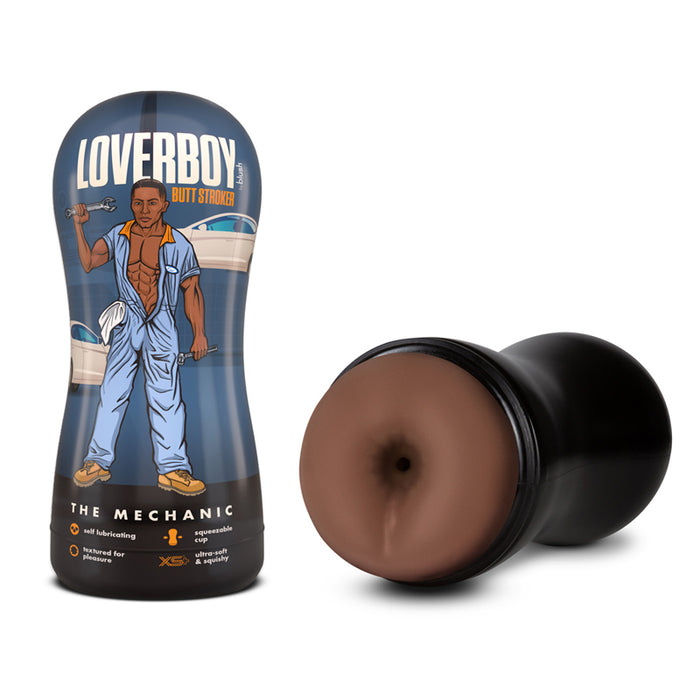 Loverboy The Mechanic Self-Lubricating Anal Stroker Brown