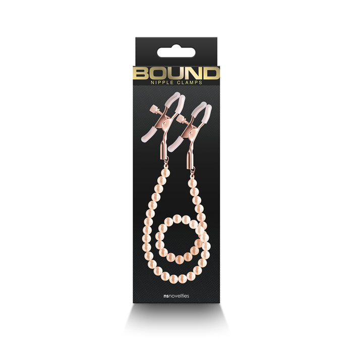 Bound Nipple Clamps DC1 Rose Gold