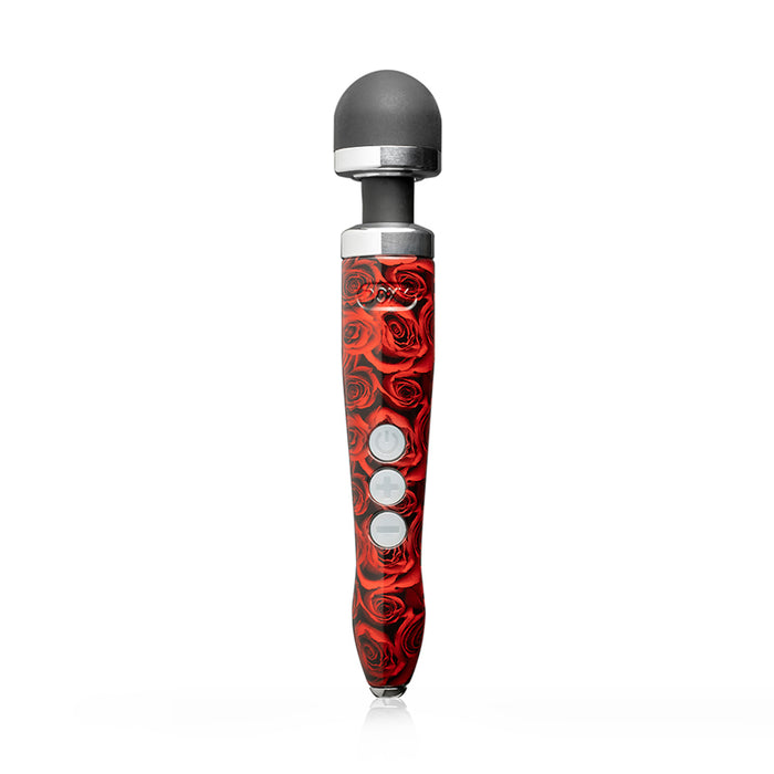 Doxy Die Cast 3R Rechargeable Compact Wand Vibrator Roses