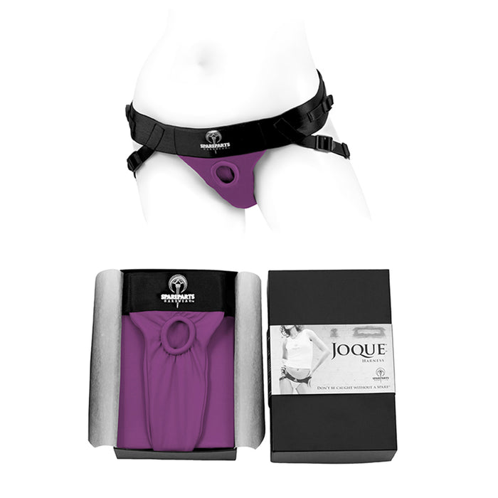 SpareParts Joque Double Strap Harness Purple Size B