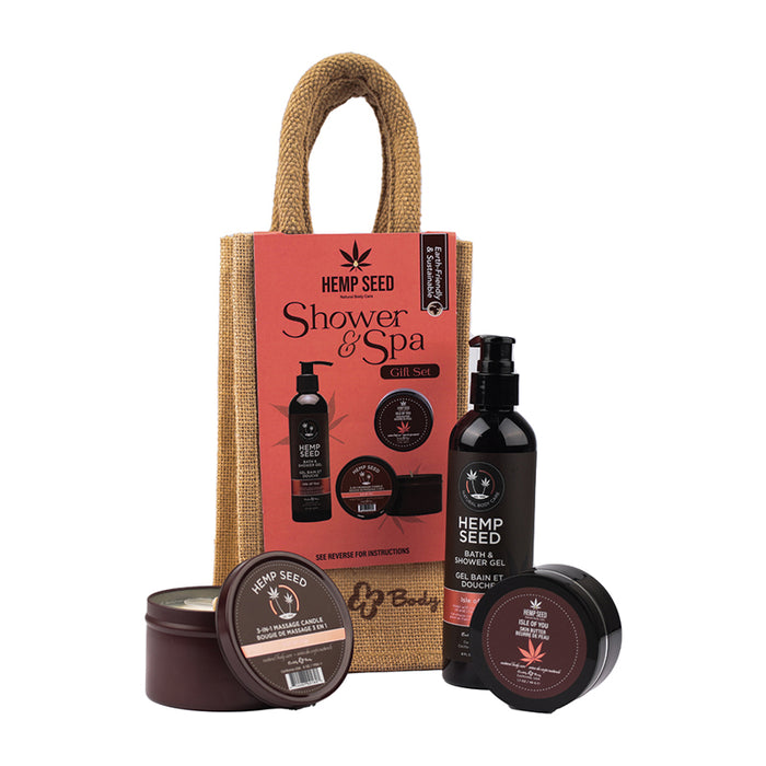 Earthly Body Hemp Seed Isle of You Holiday Spa Limited Edition 3-Piece Gift Set