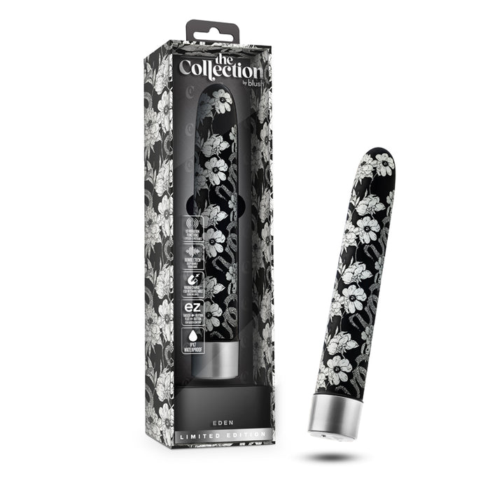 The Collection Eden Limited Edition Rechargeable 7 in. Vibrator Black