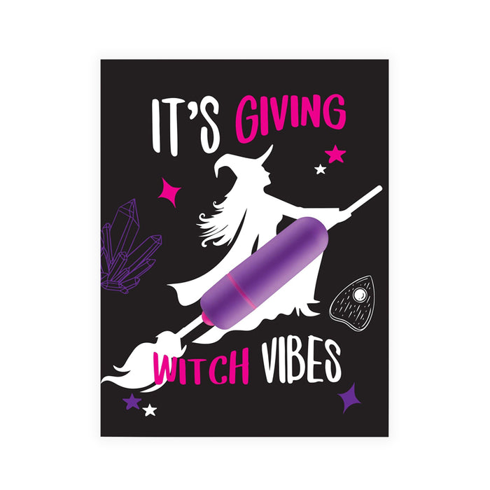 Naughty Vibes It's Giving Witch Vibes Greeting Card