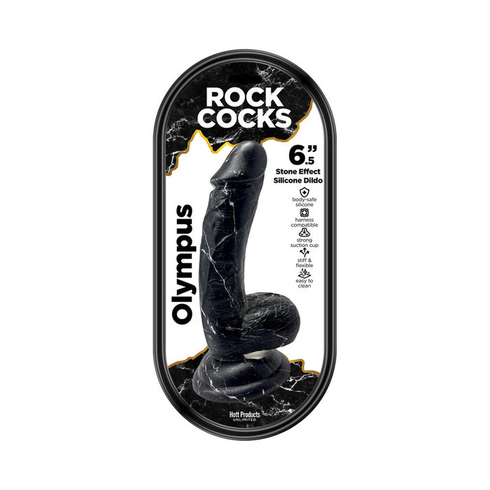 Rock Cocks Olympus Marble Silicone Dildo 6.5 in.