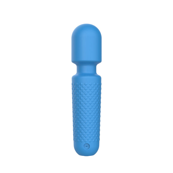 Emojibator Tiny Wand Emoji Vibrator Electric Blue